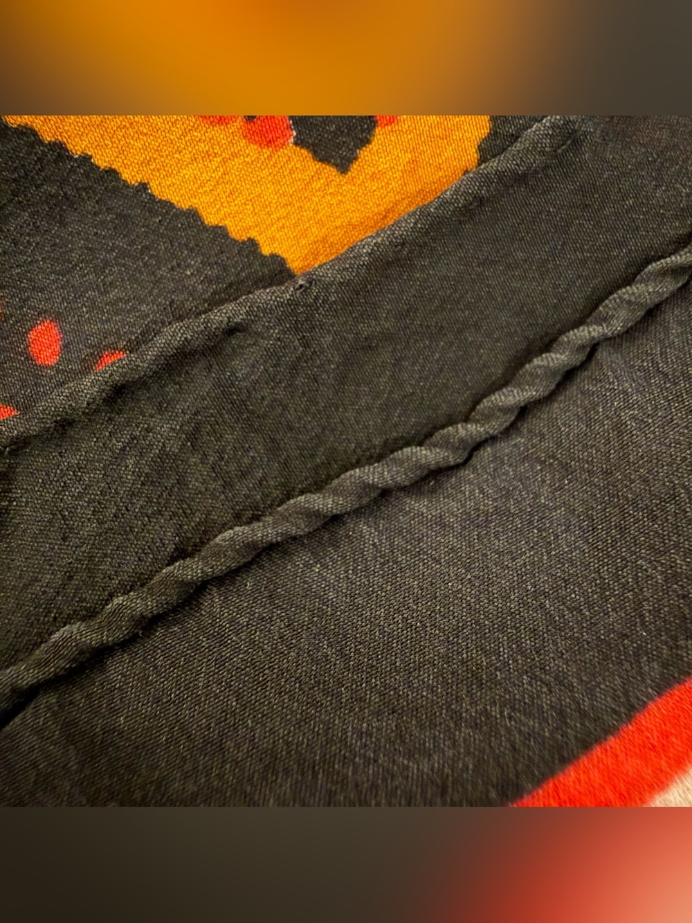 Vintage Yves Saint Laurent YSL Geometric Silk Scarf - Picture 5 of 8